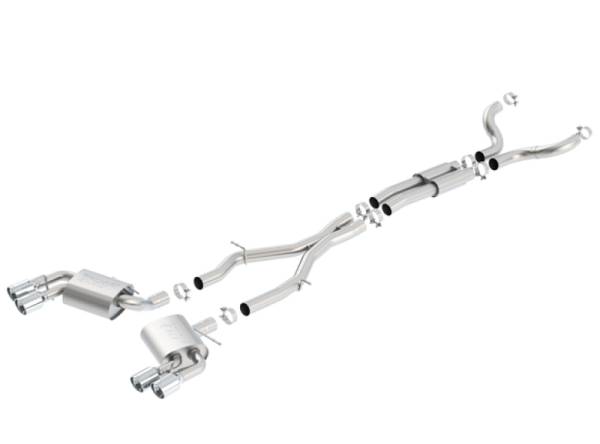 Borla - Borla 16-17 Camaro SS 6.2L Dual Tip Dual Split Rear Exit Dual Mode Catback Exhaust (NPP) - 140687