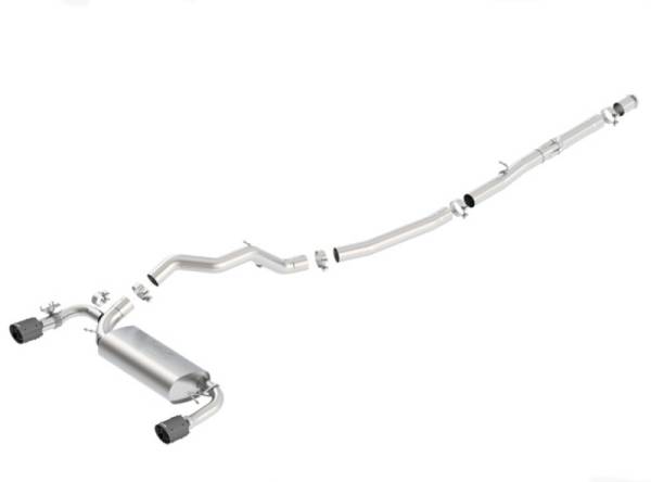 Borla - Borla 16-17 Focus RS Turbocharged 2.3L Single Split Exit ATAK Catback Exhaust - 140730CFBA