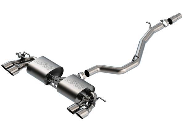 Borla - Borla 18-19 VW Golf R MK7.5 2.0L S-Type CatBack Exhaust - 140830SB