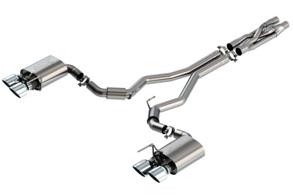 Borla - Borla 2020 Ford GT500 5.2L AT 3in ATAK CatBack Exhaust w/ Chrome Tips - 140837