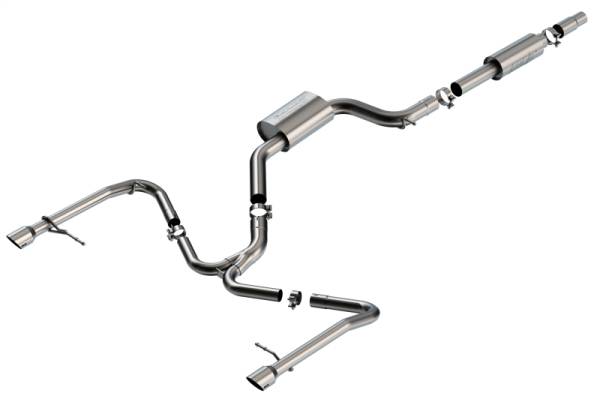 Borla - Borla 19-21 VW GLI 2.0L S-Type 3.5in x 5.5in Tip Cat-Back Exhaust - 140850SB