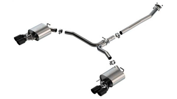 Borla - Borla 18-22 Toyota Camry XSE 2.5L i4 AT/MT FWD / 4DR S-TYPE Cat Back Exhaust (Black Chrome) - 140853BC