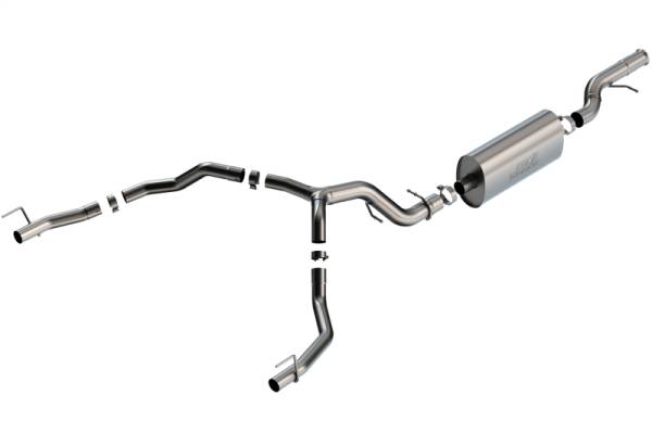 Borla - Borla 21-22 Cadillac Escalade 6.2L V8 2/4WD 4DR Touring Cat-Back Exhaust w/ Factory Bezel Tips - 140889