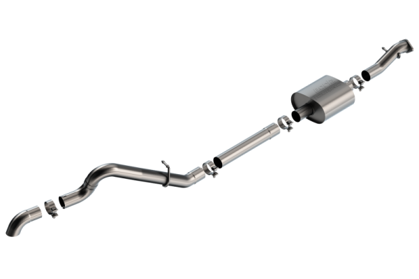 Borla - Borla 21-22 Ford Bronco 2.3L 2DR/4DR T-304 Stainless Steel Cat-Back Touring Exhaust - Brushed - 140897