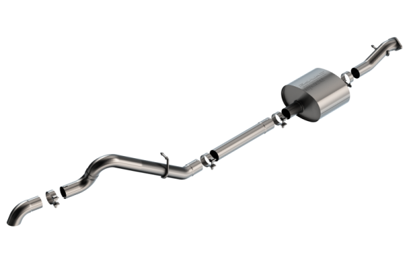 Borla - Borla 21-22 Ford Bronco 2.7L 2DR/4DR T-304 Stainless Steel Cat-Back S-Type Exhaust - Brushed - 140902