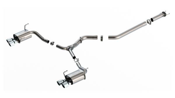 Borla - Borla 2022 Subaru WRX 2.4L Turbo AT/MT AWD S-Type Catback Exhaust Polished Tips - 140907