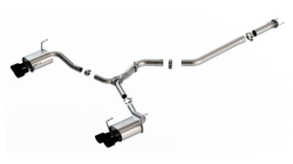 Borla - Borla 2022 Subaru WRX 2.4L Turbo AT/MT AWD S-Type Catback Exhaust CB Tips - 140907CB