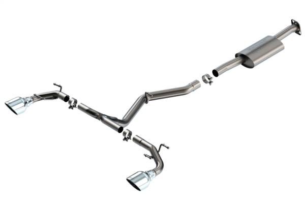 Borla - Borla 22-23 Subaru BRZ/Toyota GR86 2.4L RWD AT/MT S-Type Catback Exhaust - Polished Tips - 140909