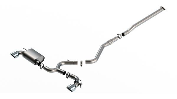 Borla - Borla 22-23 Hyundai Kona N 2.0L 4 CYL. Turbo AT/MT ATAK Catback Exhaust Bright Chrome - 140926