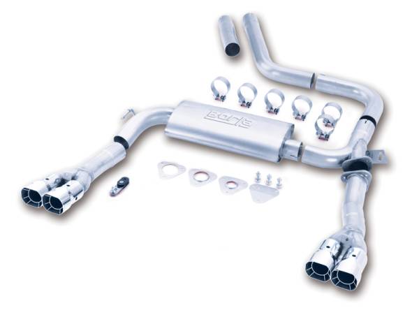 Borla - Borla 98-01 CAMARO/TRANS AM 5.7L V8 AT/MT Catback Exhaust Quad Tips - 14780