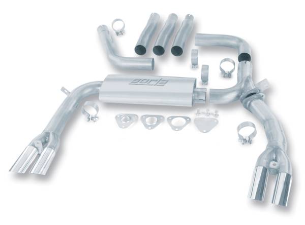 Borla - Borla 84-92 Chevrolet Camaro / Pontiac Trans Am 5.0L/5.7L V8 3in Adj SS Cat-Back Exhaust w/ Adapters - 14888