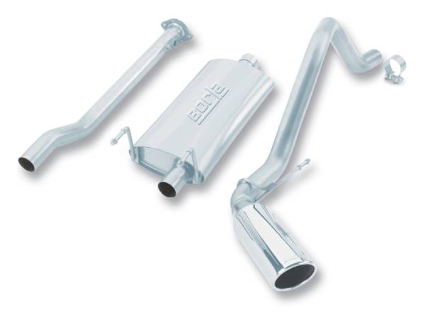 Borla - Borla 00-04 Toyota Tacoma Pre-Runner 3.4L V6 4WD 2Dr EC/SB SS Catback Truck Side Exit Exhaust - 14945