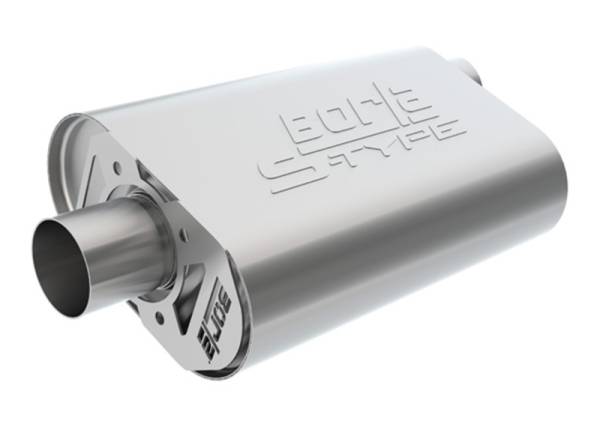 Borla - Borla 11-15 Chevy Camaro Stainless Steel Oval S-Type 2.5in Inlet/Outlet Crate Exhaust Muffler - 400944