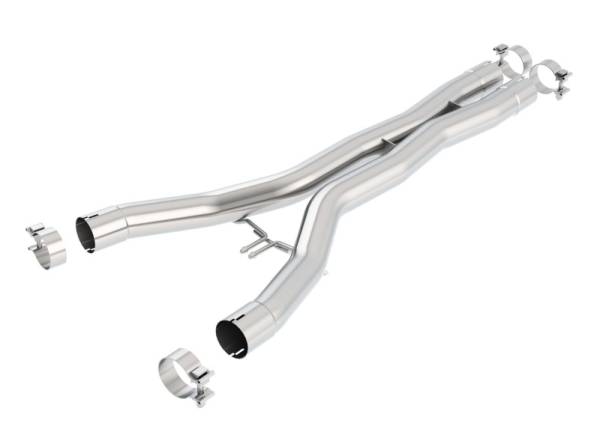 Borla - Borla 2014 Chevy Corvette Stingray X-Pipes (Smog Legal Cut and Clamp) - 60548