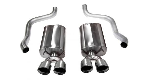 Corsa Performance - Corsa 09-13 Chevrolet Corvette C6 6.2L V8 Polished Sport Axle-Back Exhaust - 14108