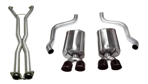 Corsa Performance - Sport Cat-Back Exhaust System - 14108CBBLK