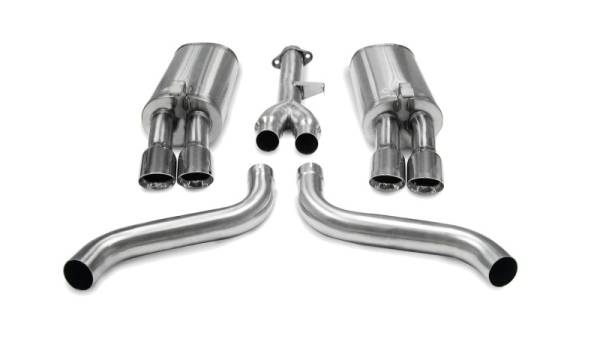 Corsa Performance - Corsa 86-91 Chevrolet Corvette C4 5.7L V8 L98 Polished Sport Cat-Back Exhaust - 14115