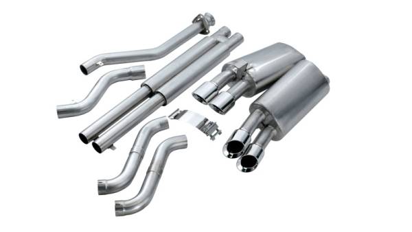 Corsa Performance - Corsa 92-95 Chevrolet Corvette C4 5.7L V8 LT1 Sport Cat-Back Exhaust w/ Twin 3.5in Polished Tips - 14116