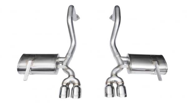 Corsa Performance - Corsa 97-04 Chevrolet Corvette C5 Z06 5.7L V8 Polished Xtreme Axle-Back Exhaust - 14132