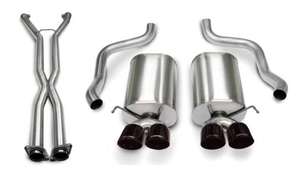 Corsa Performance - Sport Cat-Back Exhaust System - 14169CB6BLK