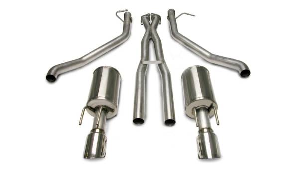 Corsa Performance - Corsa 05-06 Pontiac GTO 6.0L V8 2.5in Sport Cat-Back + XPipe Exhaust Polished Tips - 14189