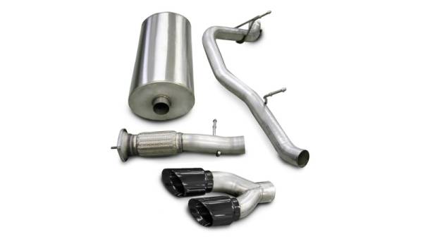 Corsa Performance - Corsa 07-10 Cadillac Escalade 6.2L V8 Black Sport Cat-Back Exhaust - 14202BLK