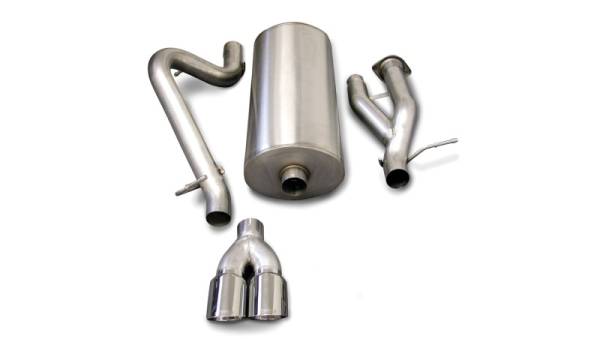 Corsa Performance - Corsa 03-06 Hummer H2 6.0L V8 Polished Sport Cat-Back Exhaust - 14216