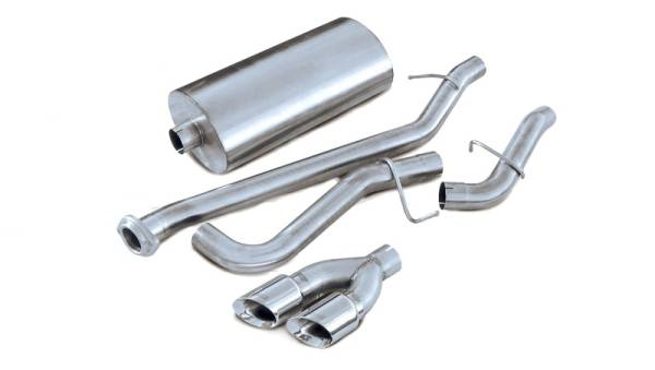 Corsa Performance - Corsa 02-06 Chevrolet Suburban Z71 5.3L V8 Polished Sport Cat-Back Exhaust - 14237