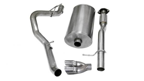 Corsa Performance - Corsa 07-08 Chevrolet Suburban 1500 5.3L V8 Polished Sport Cat-Back Exhaust - 14246