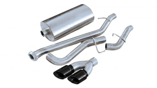 Corsa Performance - Corsa 02-06 Chevrolet Avalanche 5.3L V8 3in Sport Cat-Back Exhaust w/ twin 4in Black Tips - 14250BLK