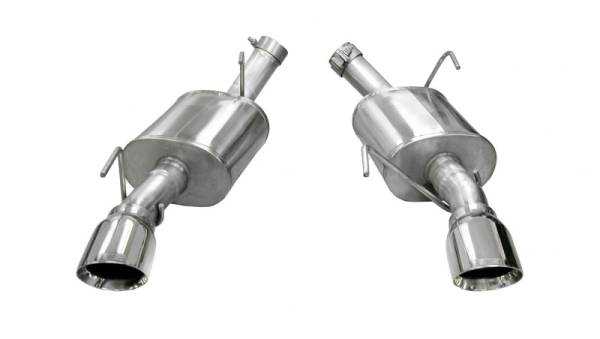 Corsa Performance - Corsa 05-10 Ford Mustang Shelby GT500 5.4L V8 Polished Xtreme Axle-Back Exhaust - 14314