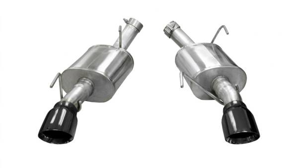 Corsa Performance - Corsa 05-10 Ford Mustang Shelby GT500 5.4L V8 Black Xtreme Axle-Back Exhaust - 14314BLK