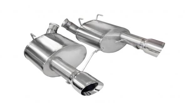 Corsa Performance - Corsa 11-14 Ford Mustang GT/Boss 302 5.0L V8 Polished Sport Axle-Back Exhaust - 14316