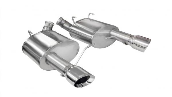 Corsa Performance - Corsa 11-14 Ford Mustang GT/Boss 302 5.0L V8 Polished Xtreme Axle-Back Exhaust - 14317