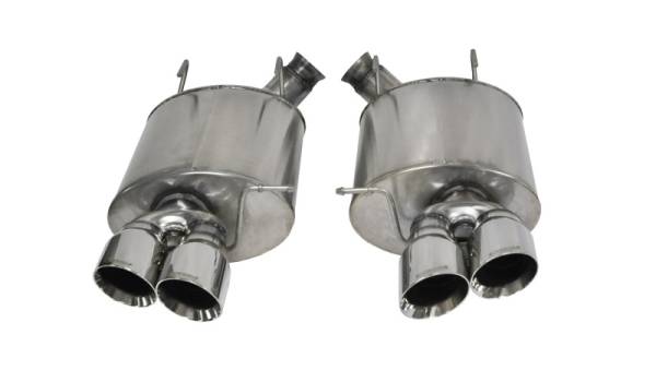 Corsa Performance - Corsa 13-13 Ford Mustang Shelby GT500 5.8L V8 Polished Sport Axle-Back Exhaust - 14321