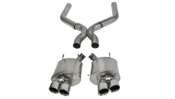 Corsa Performance - Corsa 13-13 Ford Mustang Shelby GT500 5.8L V8 Polished Sport Axle-Back + XO Exhaust - 14323