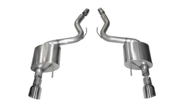 Corsa Performance - Corsa 2015 Ford Mustang GT 5.0 3in Axle Back Exhaust, Polish Dual 4.5in Tip *Sport* - 14326