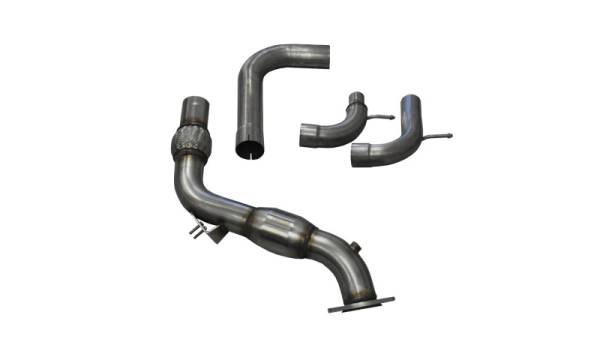 Corsa Performance - Corsa 15-16 Ford Mustang 3in Downpipe with 200 Cell Catalytic Converter - 14344