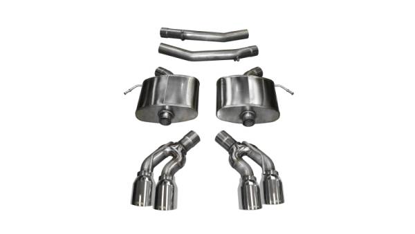 Corsa Performance - Corsa 2016 Cadillac CTS V Sedan 6.2L V8 2.75in Polished Sport Axle-Back Exhaust - 14357