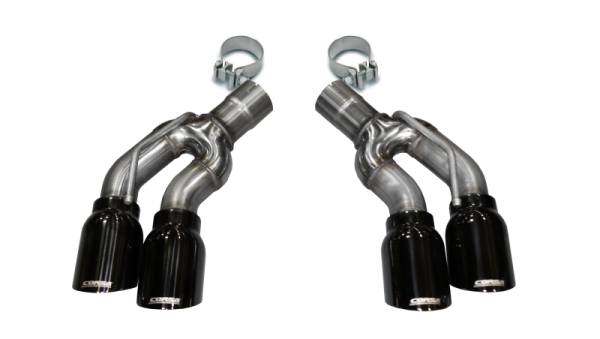 Corsa Performance - Corsa 16-17 Cadillac CTS-V 2.75in Inlet / 4.0in Outlet Black PVD Tip Kit (For Corsa Exhaust Only) - 14359BLK