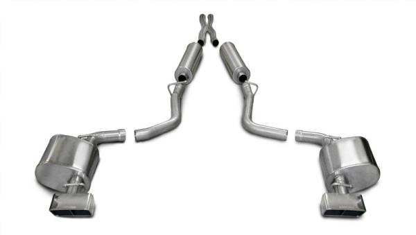 Corsa Performance - Corsa 09-10 Dodge Challenger R/T 5.7L V8 Auto Polished Xtreme Cat-Back Exhaust - 14436