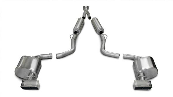 Corsa Performance - Corsa 09-10 Dodge Challenger R/T 5.7L V8 Manual Polished Xtreme Cat-Back Exhaust - 14437