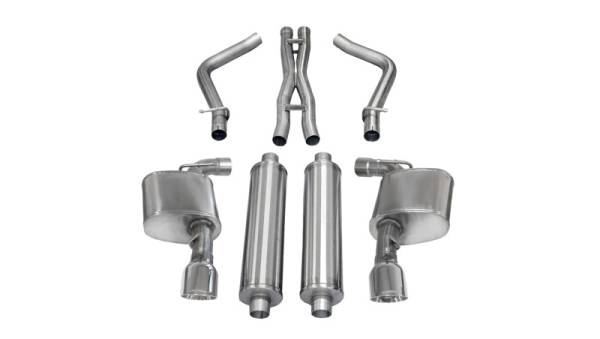 Corsa Performance - Corsa 12-13 Dodge Charger SRT-8 6.4L V8 Polished Sport Cat-Back Exhaust - 14463