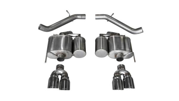 Corsa Performance - Corsa 16-18 Cadillac ATS-V 3.6T 4in Polished Sport Axle-Back Exhaust - 14478