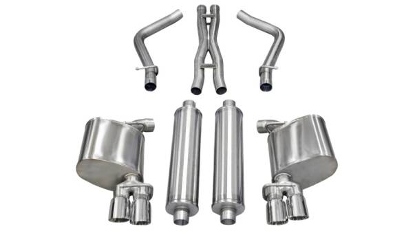 Corsa Performance - Corsa 11-13 Dodge Charger R/T 5.7L V8 Polished Xtreme Cat-Back Exhaust - 14522