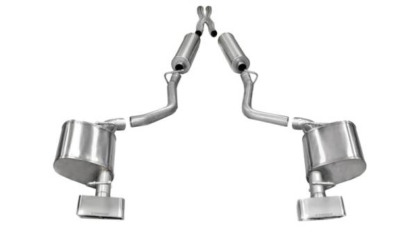 Corsa Performance - Corsa 11-13 Dodge Challenger R/T 5.7L V8 Polished Xtreme Cat-Back Exhaust - 14529