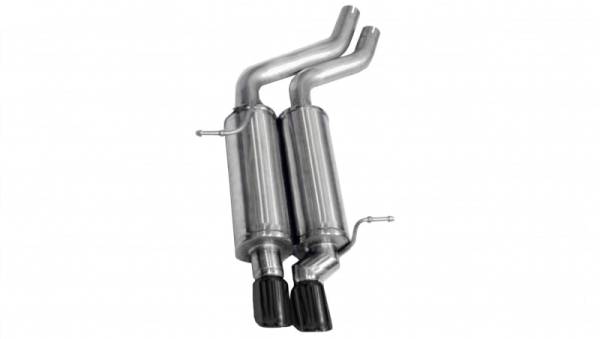 Corsa Performance - Corsa 01-06 BMW 325i/ci Convertible E46 Black Sport Axle-Back Exhaust - 14559BLK