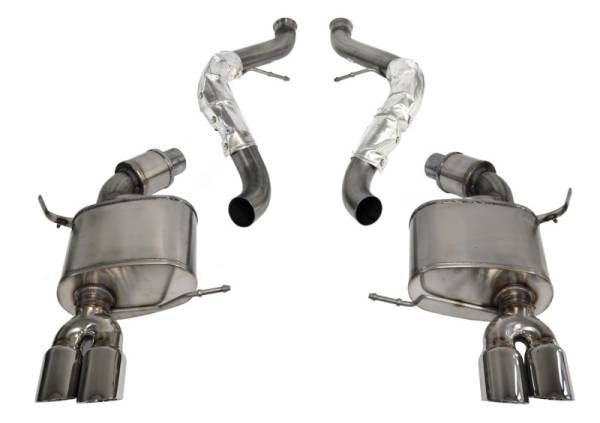 Corsa Performance - Corsa 08-12 BMW M3 Convertible E93 Polished Sport Cat-Back Exhaust - 14568