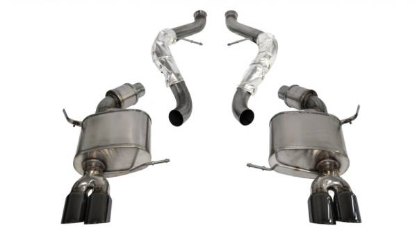 Corsa Performance - Corsa 08-12 BMW M3 E90 Black Sport Cat-Back Exhaust - 14569BLK