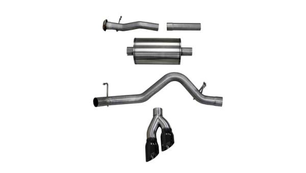 Corsa Performance - Corsa 15-16 Chevy Colorado 3.6L V6 Sport Cat-Back Exhaust 4in Black Pro Series Tips - 14744BLK